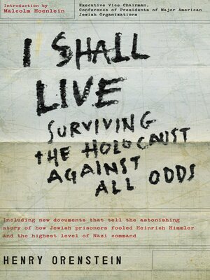 cover image of I Shall Live
